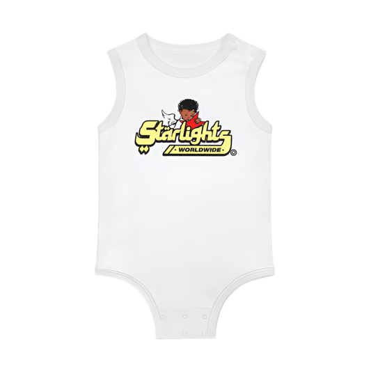 Angel Logo Baby Tank Bodysuit | 100% Cotton