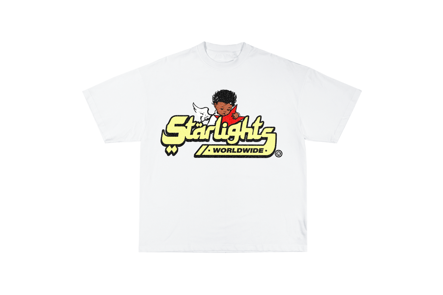 Distressed Angel Logo T-Shirt